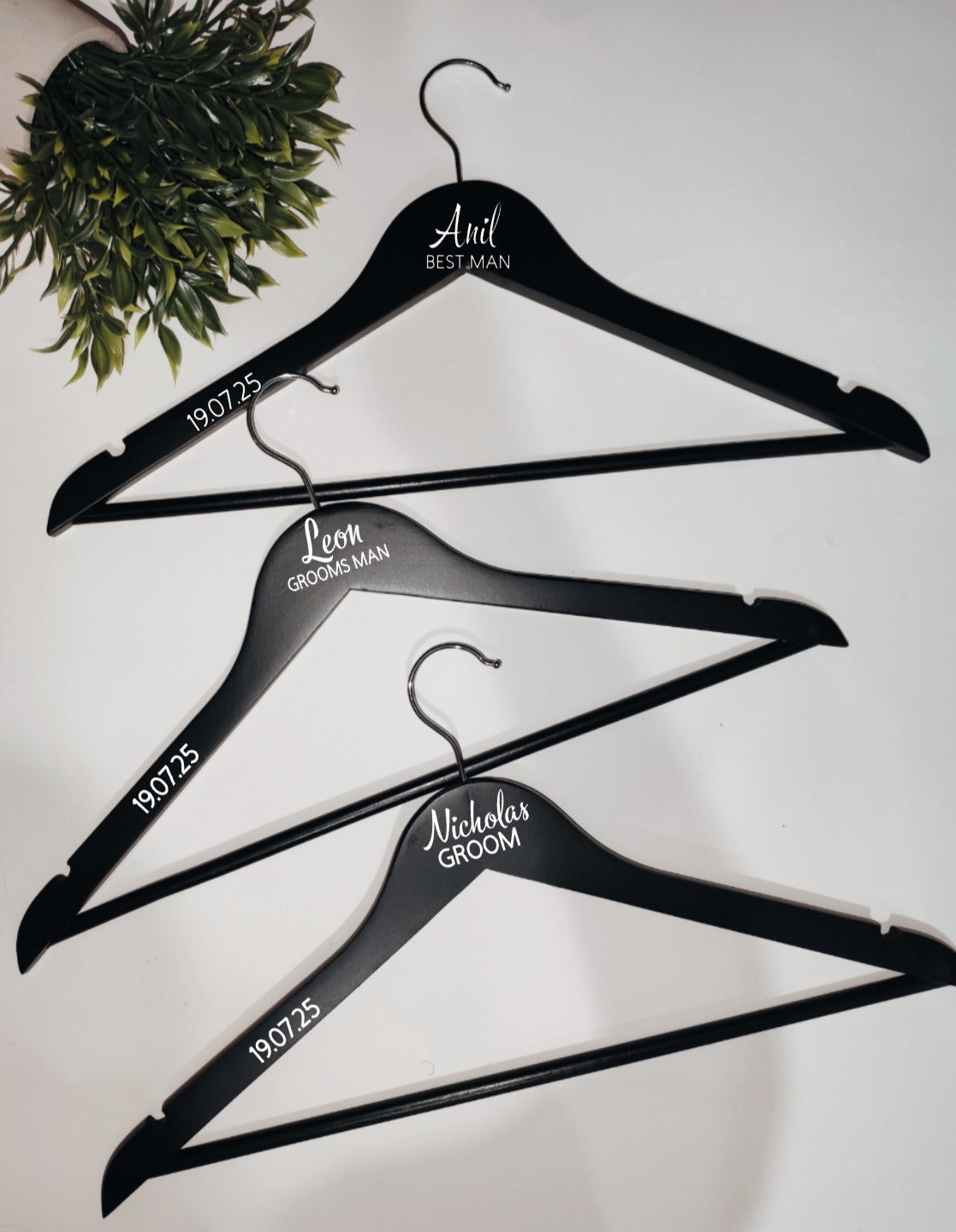 Personalized Bride and Groom Hanger,