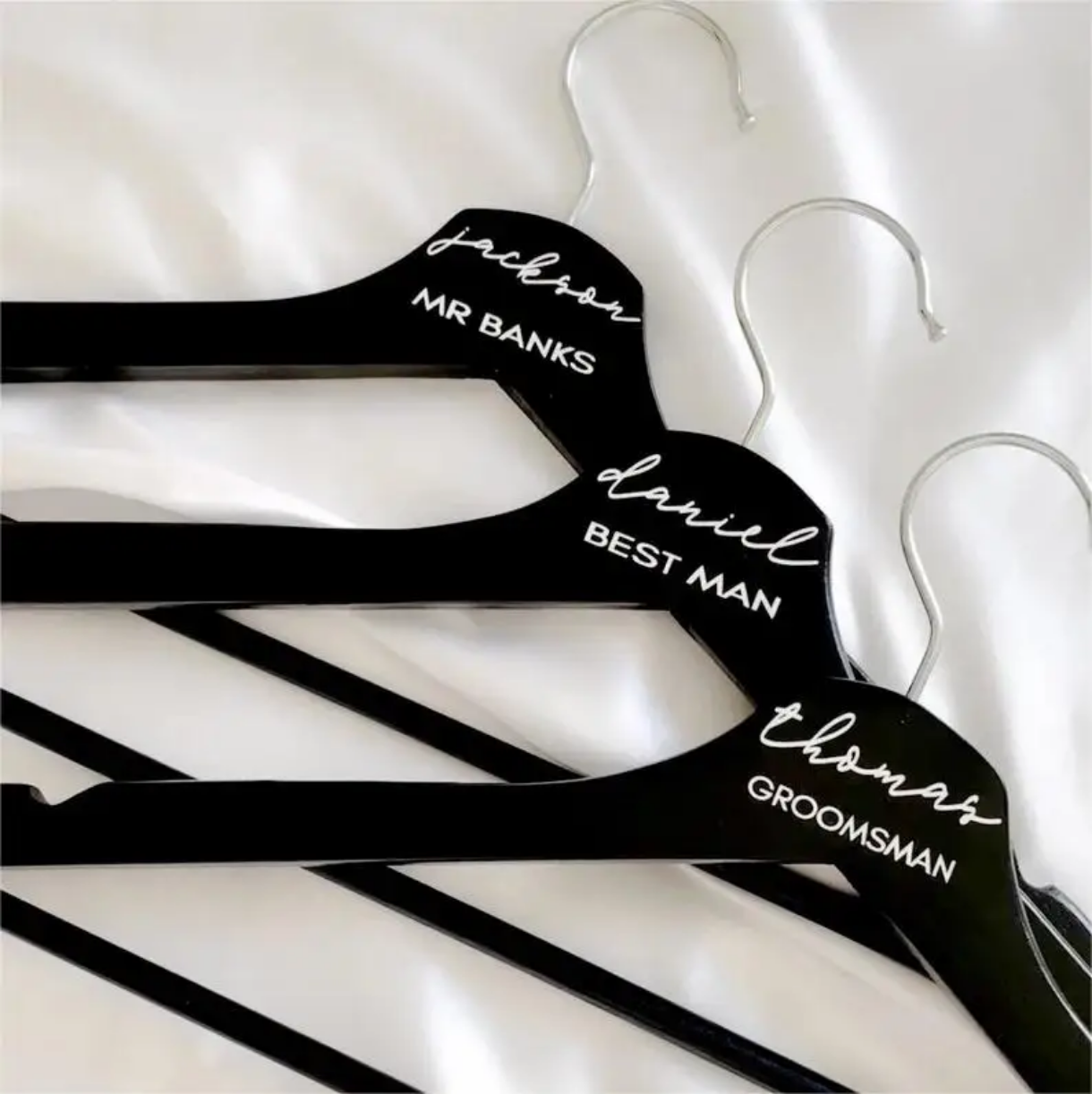 Personalized Bride and Groom Hanger,
