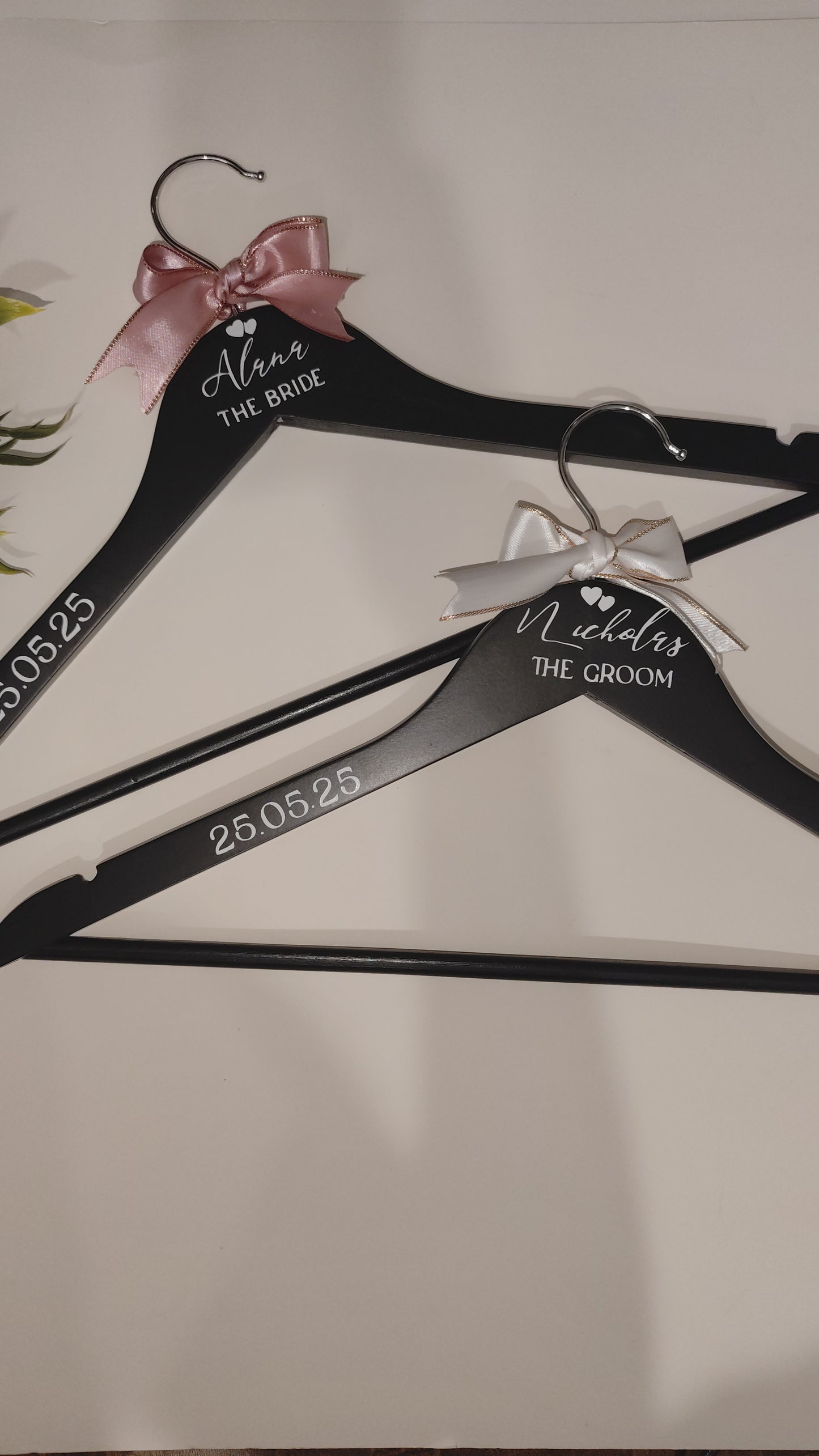 Personalized Bride and Groom Hanger,